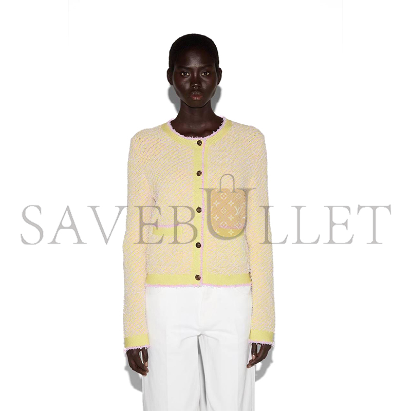 GUCCI YELLOW COTTON CARDIGAN 4662121 GUCCI YELLOW COTTON CARDIGAN 4662121